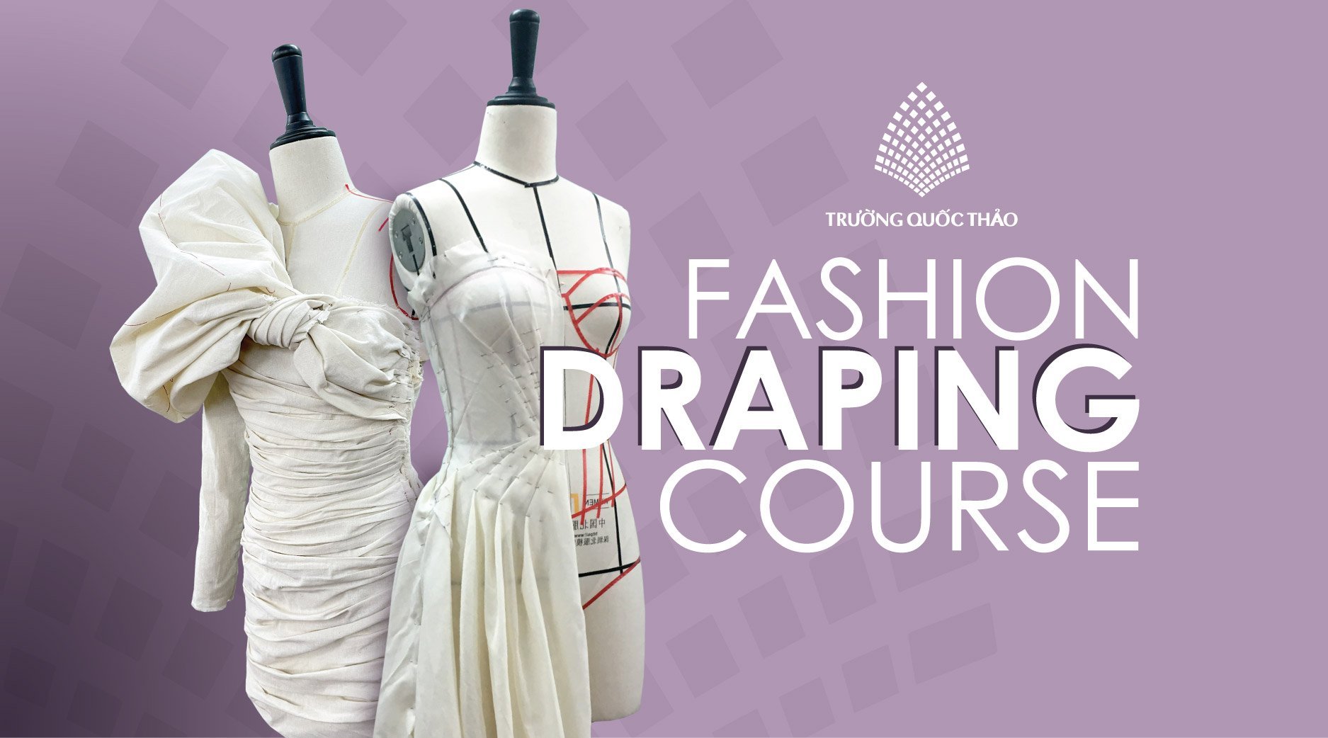 Dựng mẫu 3D trên mannequin Fashion Draping dung mau 3D tren mannequin fashion draping