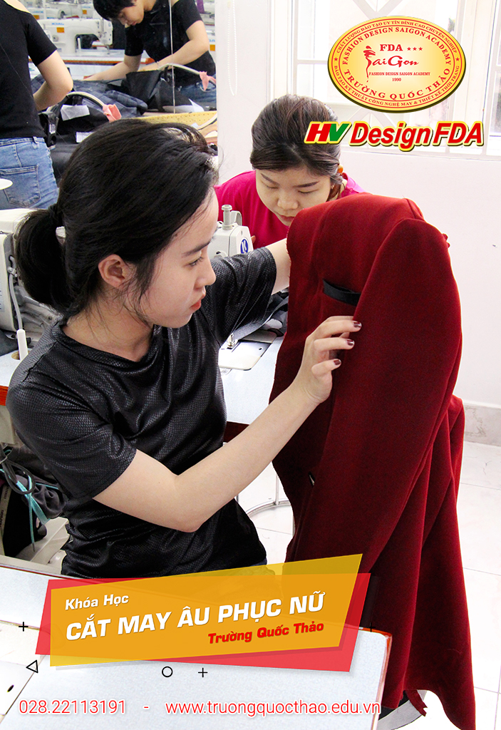 Dạy cắt may Âu Phục Nữ day cat may au phuc nu