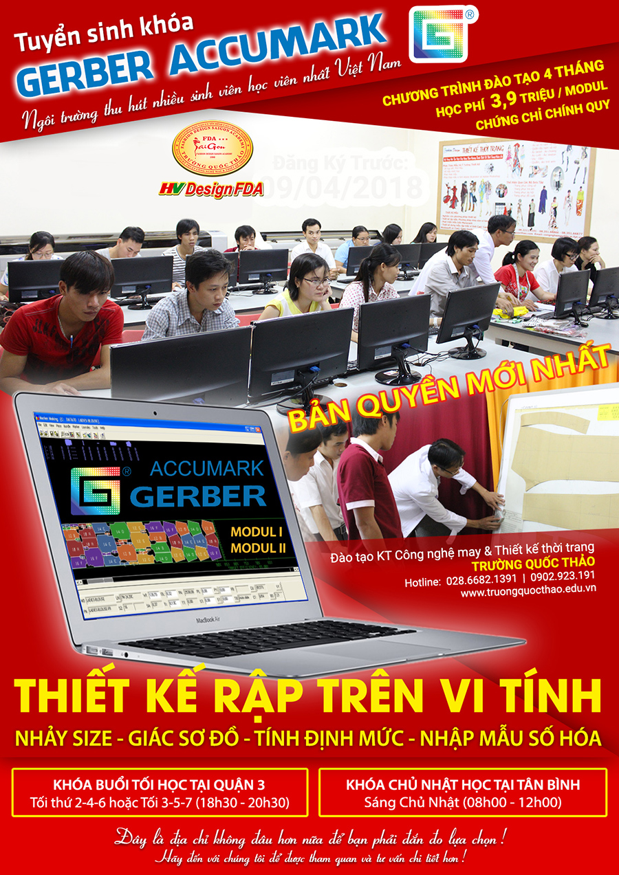 Thiết kế nhảy size sơ đồ vi tính Gerber Accumark thiet ke nhay size so do vi tinh gerber accumark