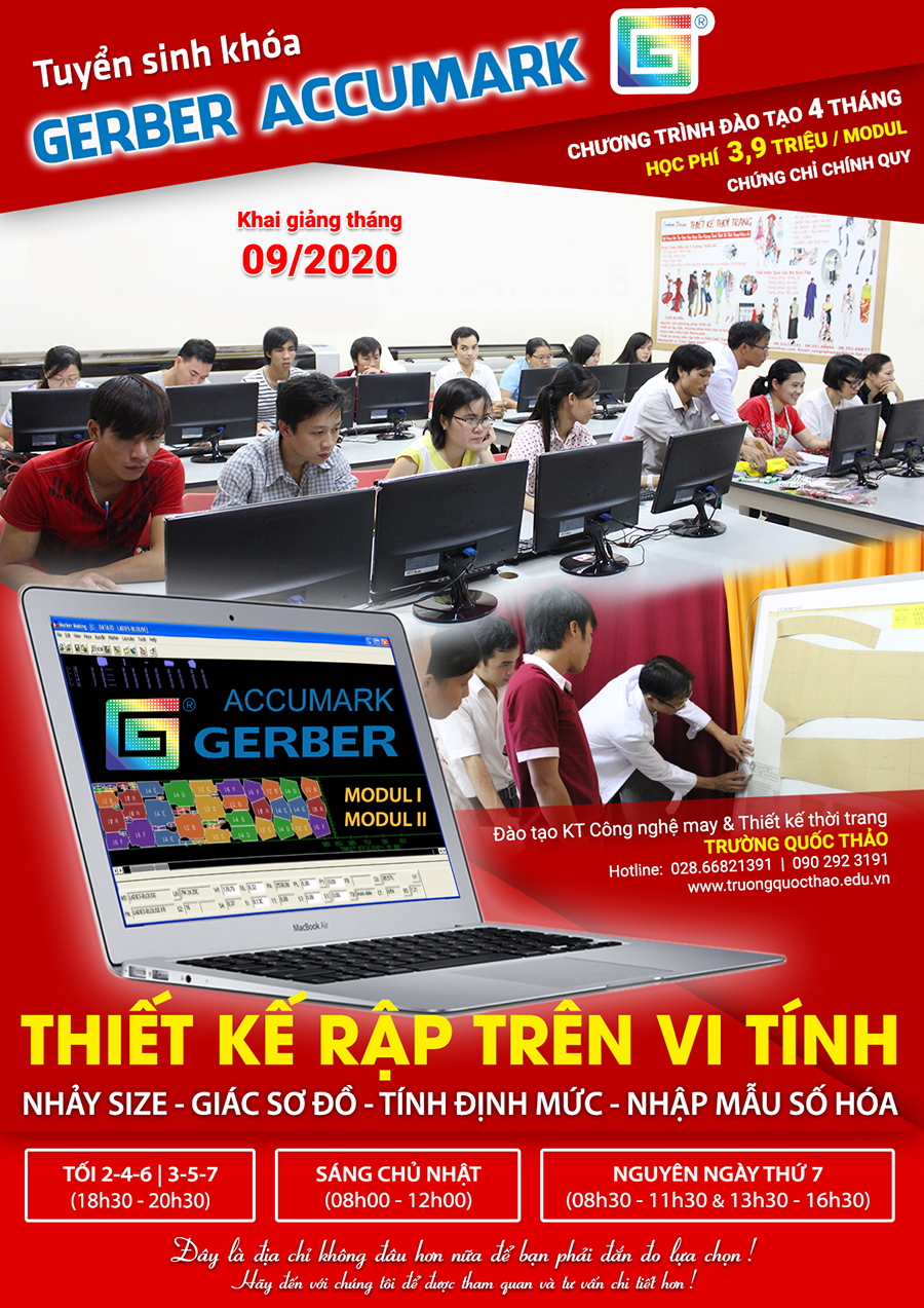 Thiết kế rập nhảy size sơ đồ vi tính Gerber Accumark thiet ke rap nhay size so do vi tinh gerber accumark