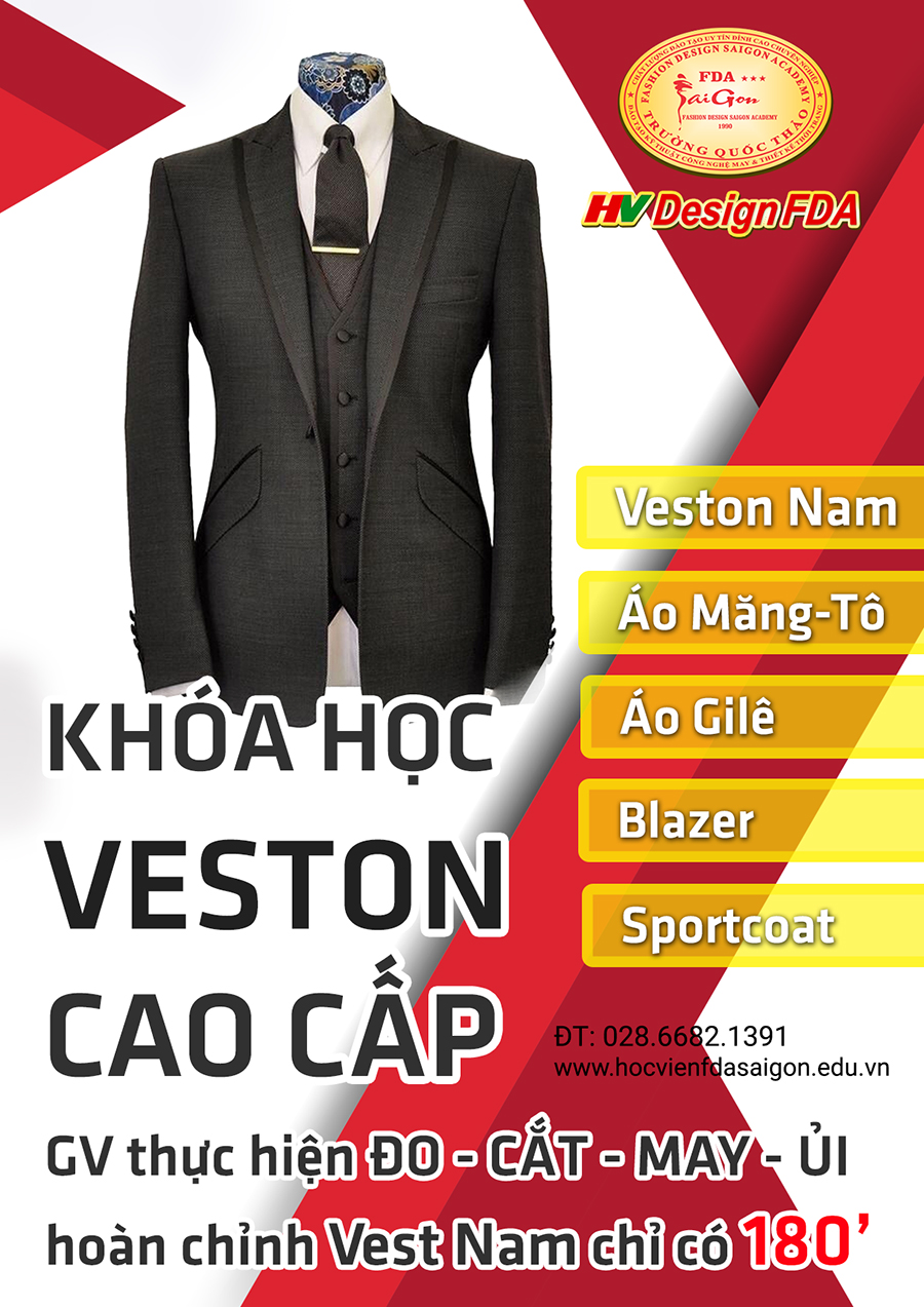 Dạy cắt may vest nam cao cấp dạy cắt may vest nam cao cấp