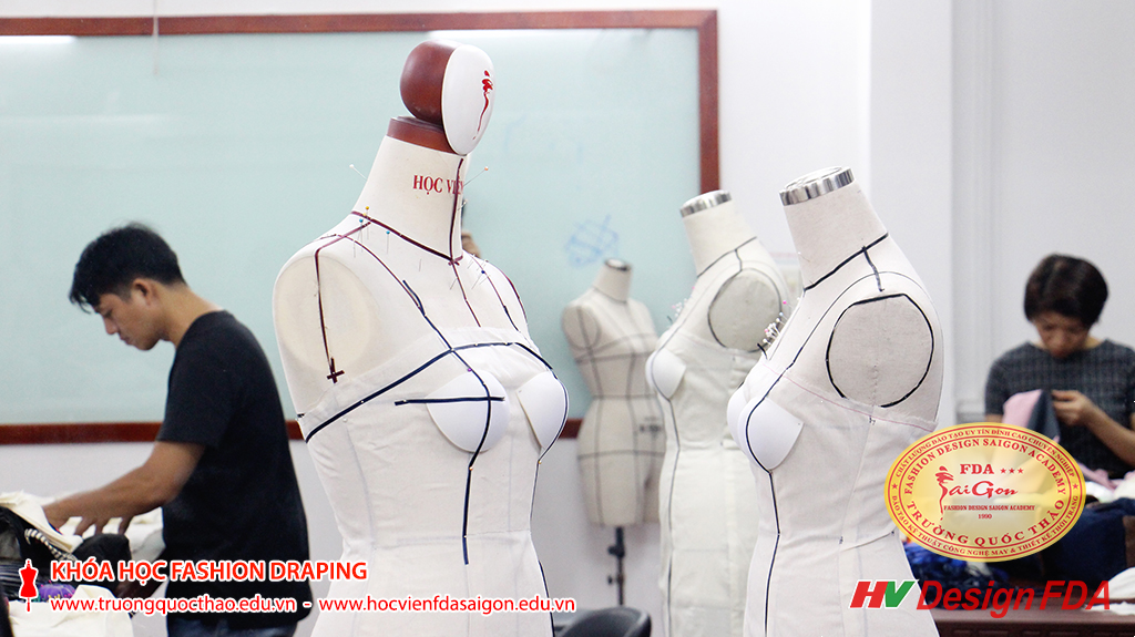 Fashion draping - Dựng rập 3D trên Mannequin fashion draping dung rap 3d tren manocanh