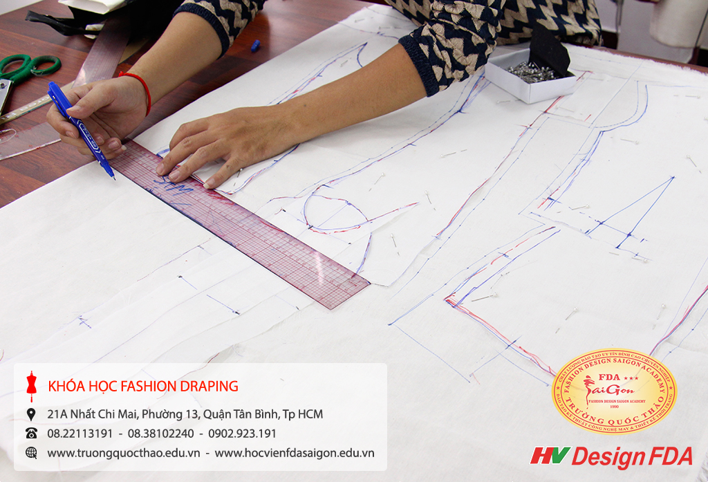 Fashion draping - Dựng rập 3D trên Mannequin fashion draping dung rap 3d tren manocanh