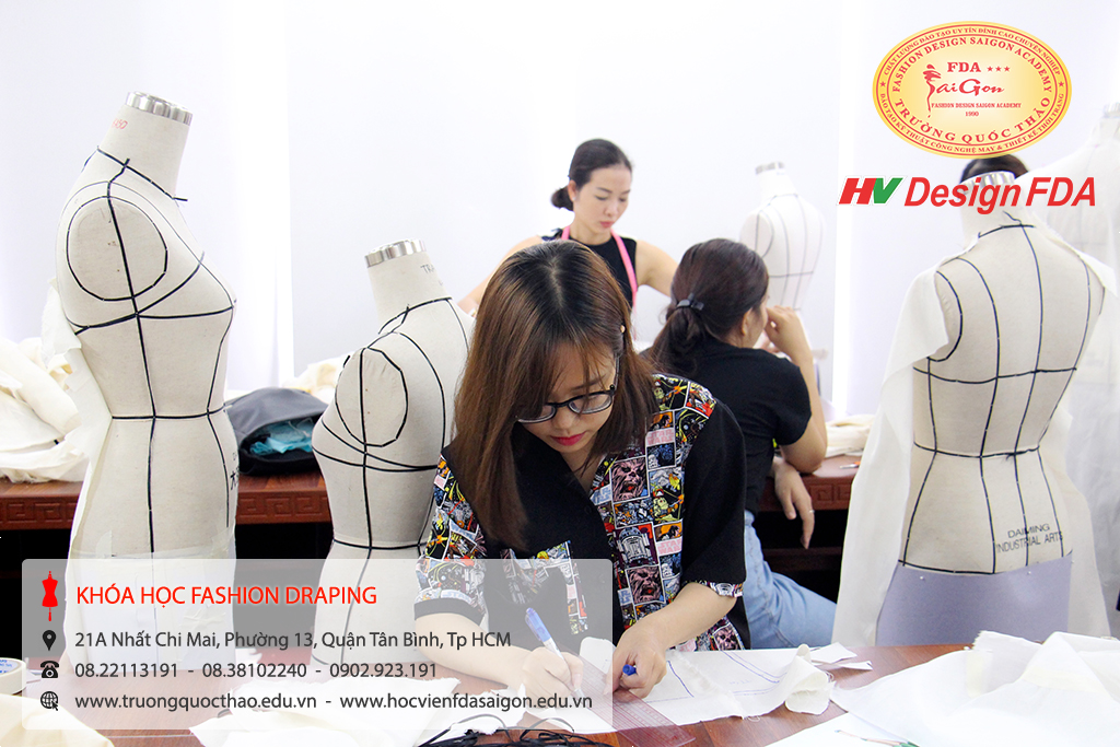 Fashion draping - Dựng rập 3D trên Mannequin