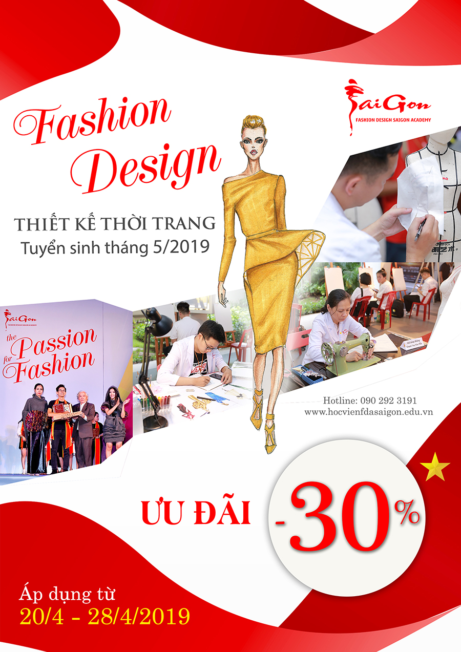 TUYỂN SINH 2019 NGÀNH THIẾT KẾ THỜI TRANG tuyển sinh 2019 ngành thiết kế thời trang
