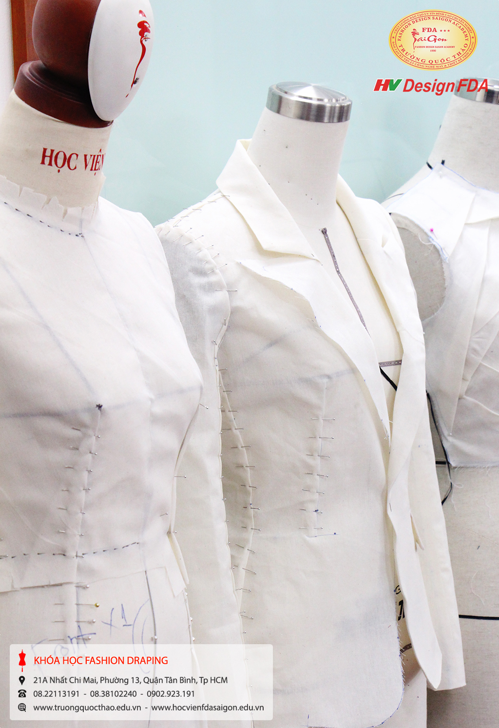 Draping Veston Thời Trang Cao Cấp Trên Mannequin Draping Veston Thoi Trang Cao Cap tren Manocanh